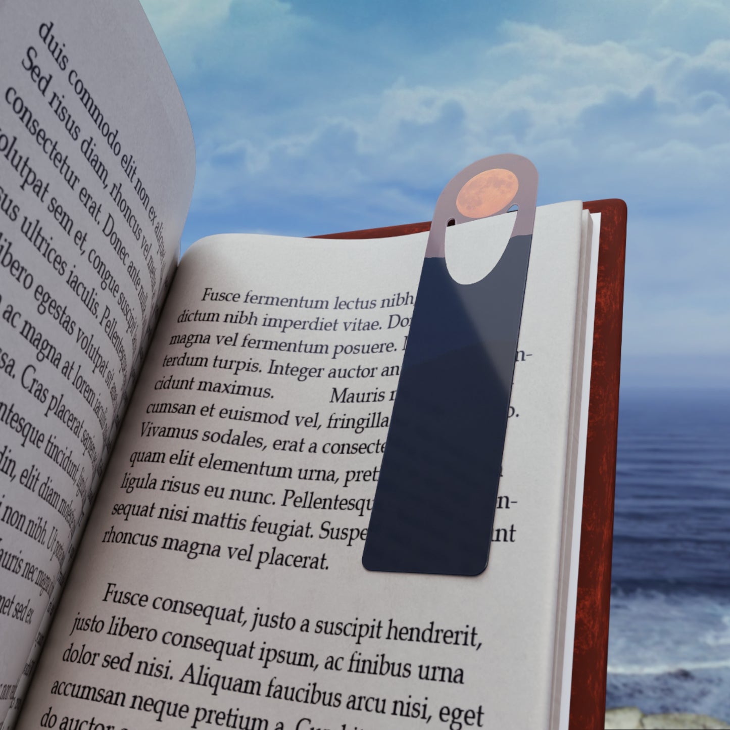 Collector's Bookmark - Pale Mountain Moon