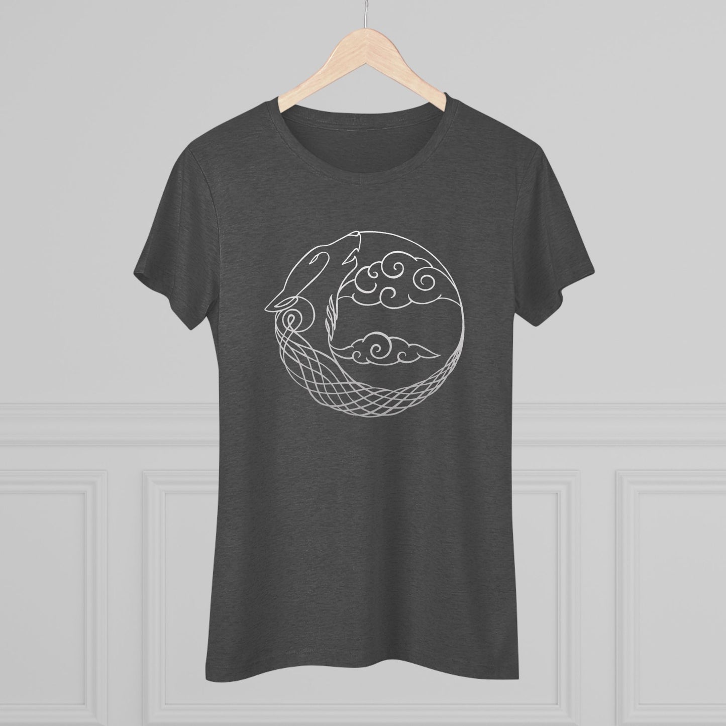 Women's Tight-Fit Tee - Bardrick Werewolf Clan Crest