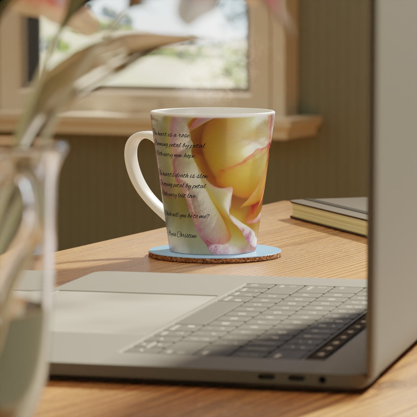 "A Heart is a Rose" 12 oz. Mug
