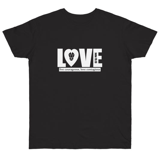 Men's Jersey T-shirt - Lion Love