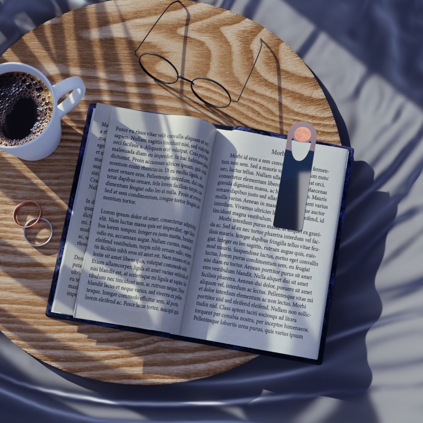 Collector's Bookmark - Pale Mountain Moon