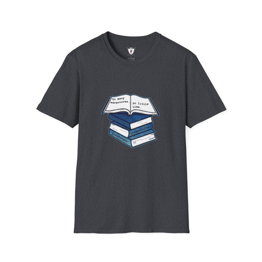 Unisex T-Shirt - "Adventure Books" Design