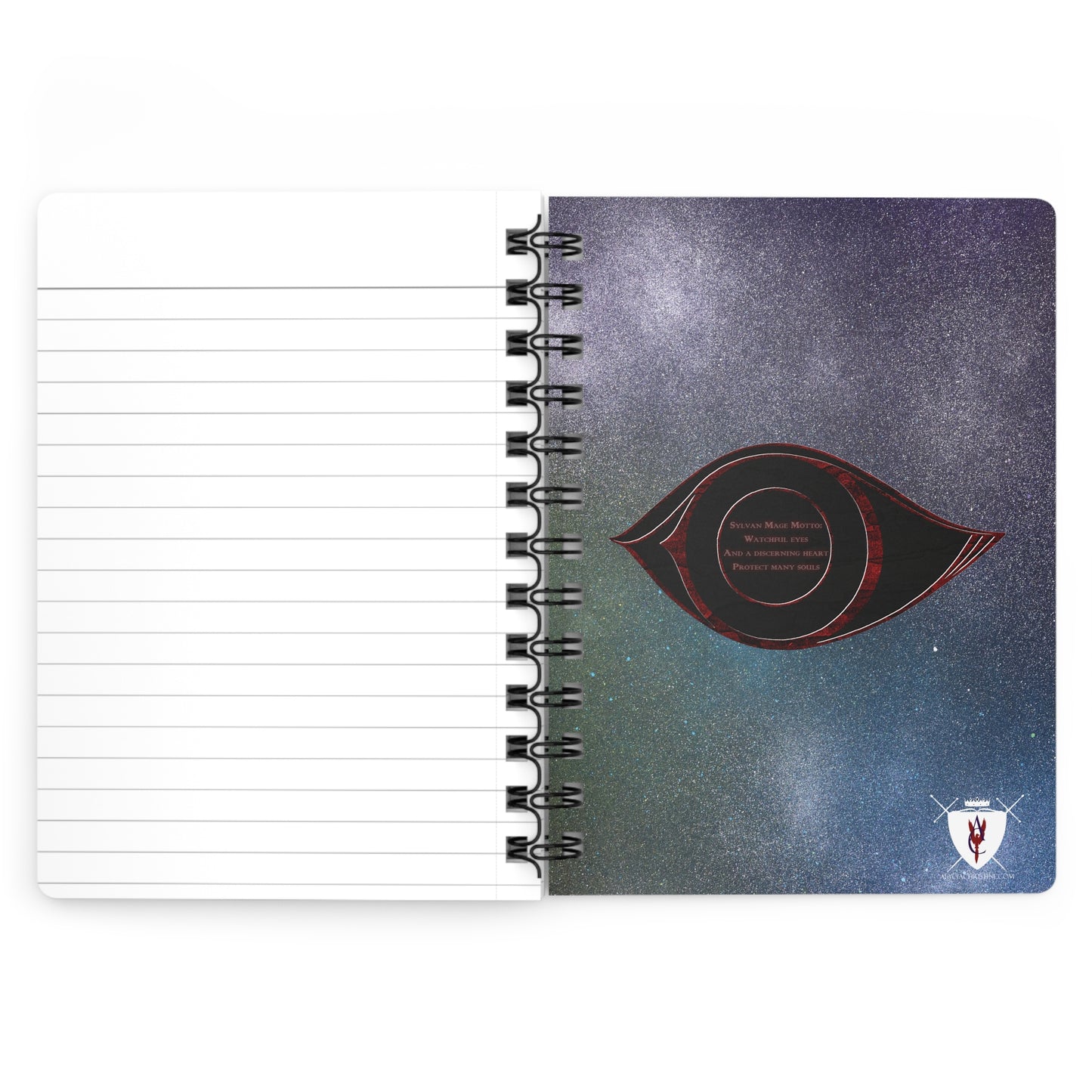 Spiral Bound Notebook - Aurora Owl