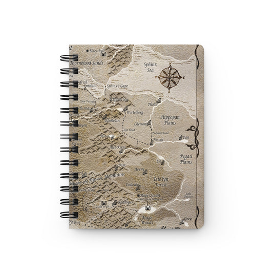 Spiral Bound Notebook - Sylvan Map and Sylvan Writing
