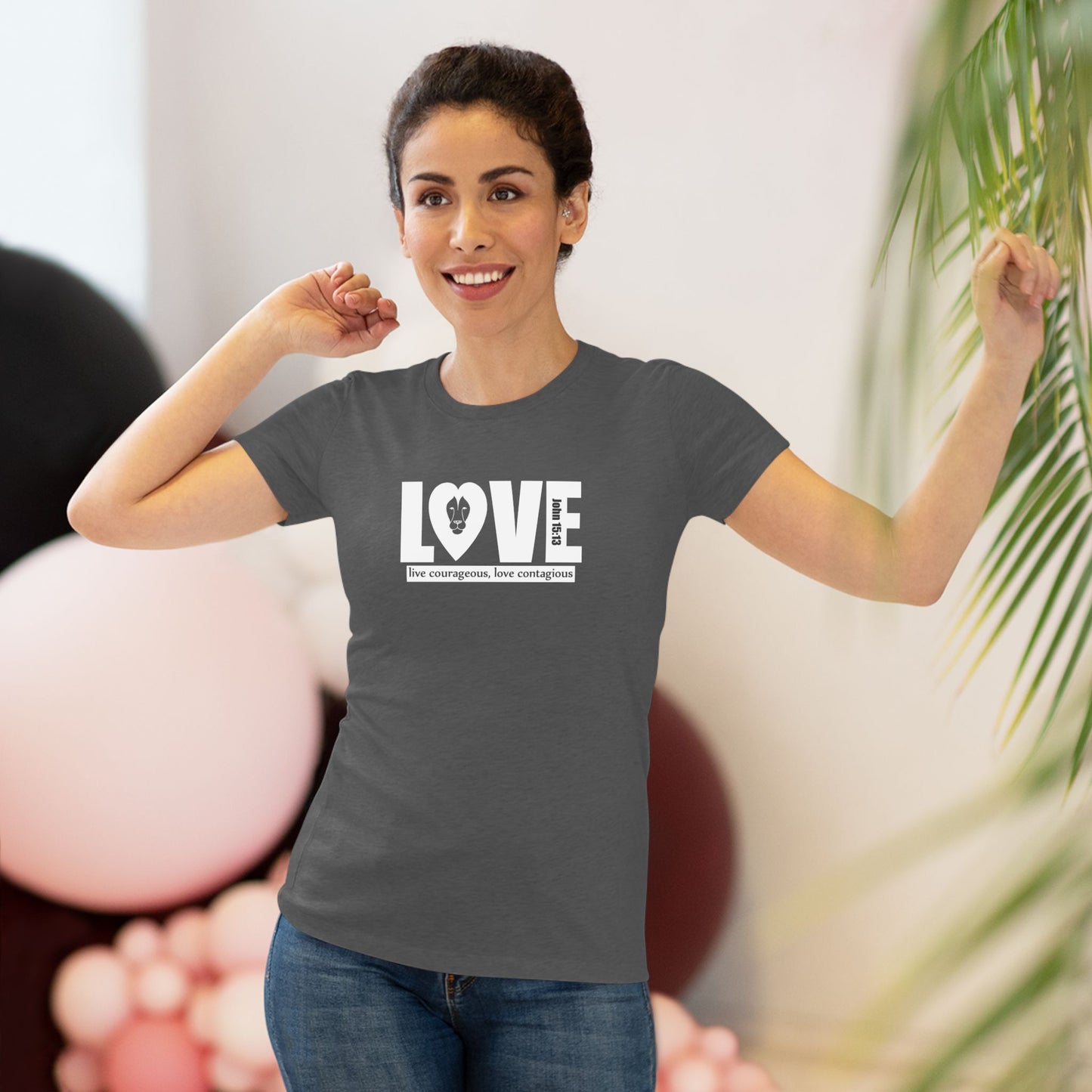 Women's Triblend Tee - Lion Love