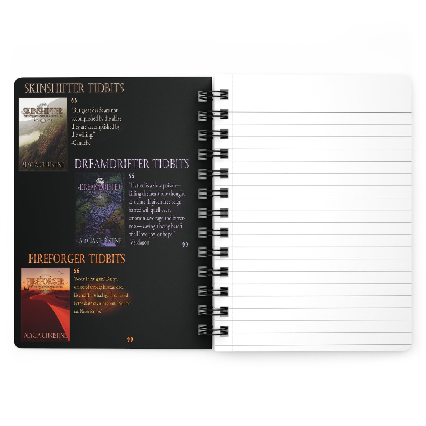 Spiral Bound Notebook - Sylvan Map and Sylvan Writing