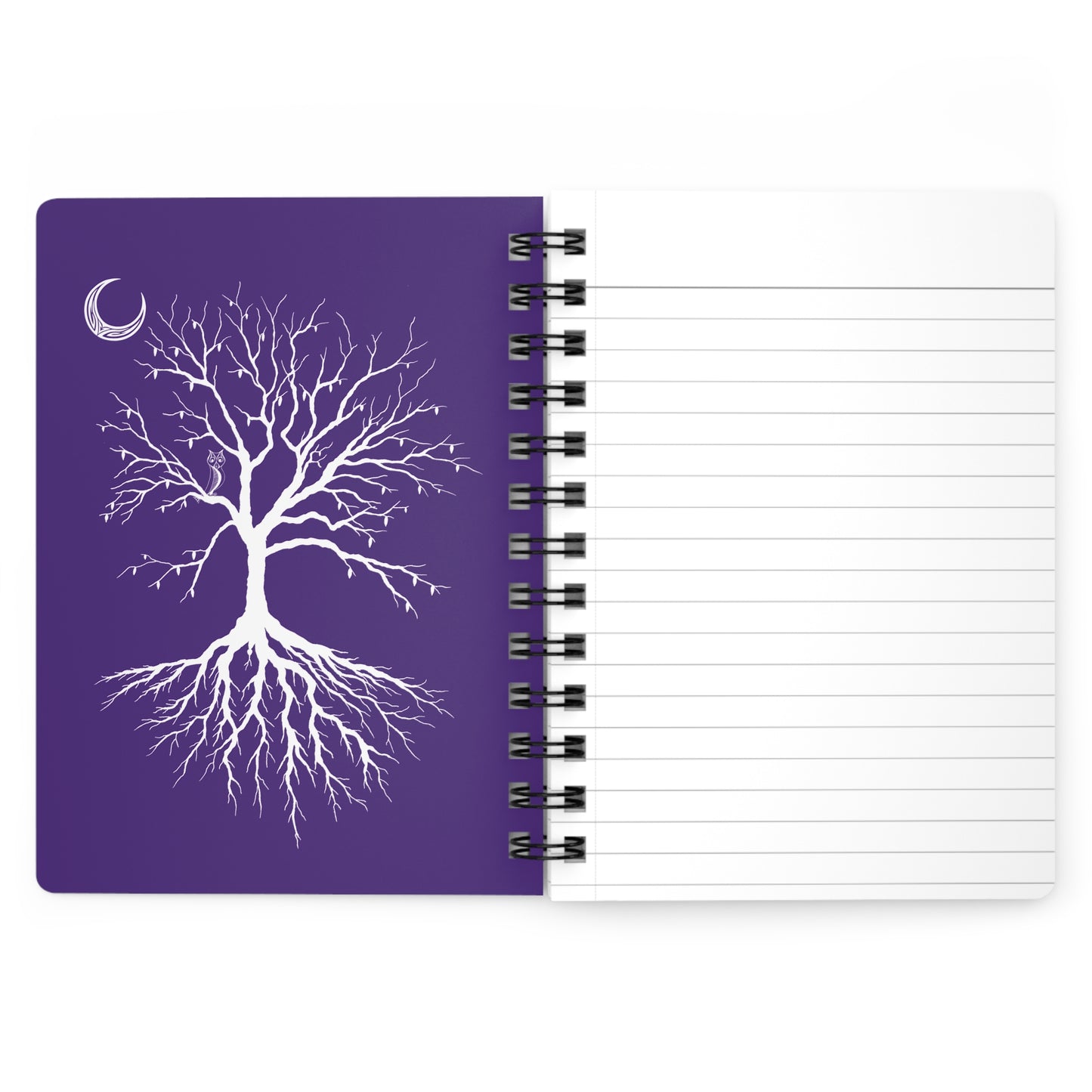 Spiral Bound Notebook - Tree of Shadows & Bardrick Werewolf Clan Designs