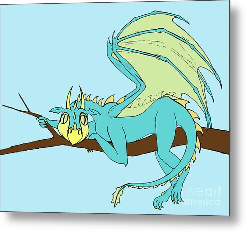 Baby Clarence - Metal Print