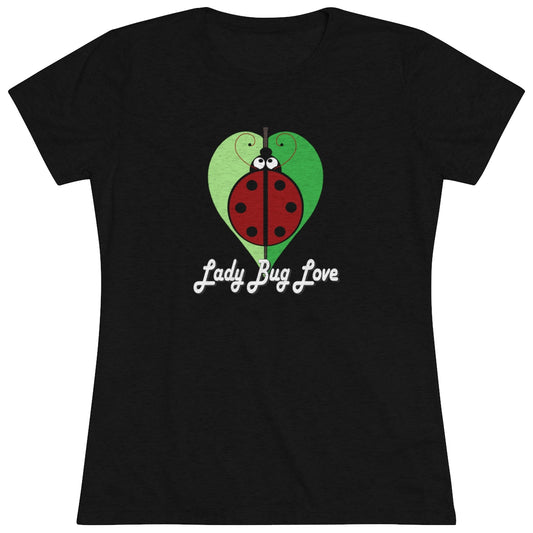 Women's Triblend Tee - Lady Bug Love