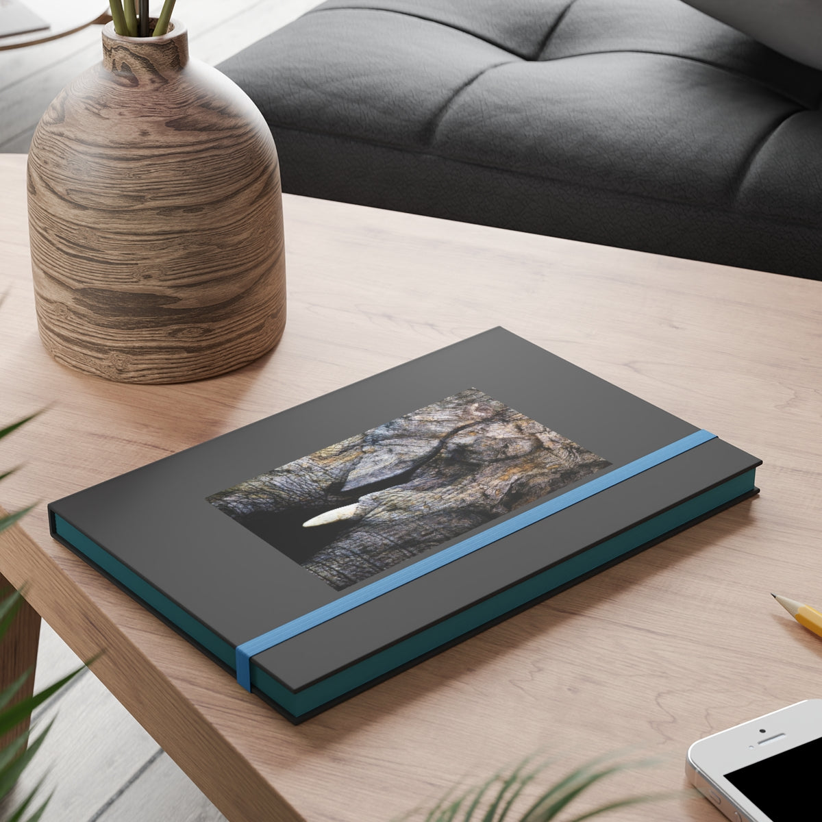 Simple Ruled Notebook - Gnarled Elephant