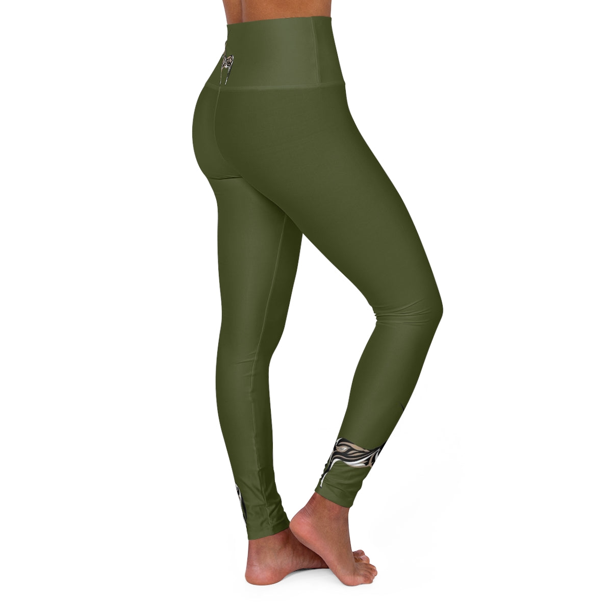 High Waisted Yoga Leggings - Oryx