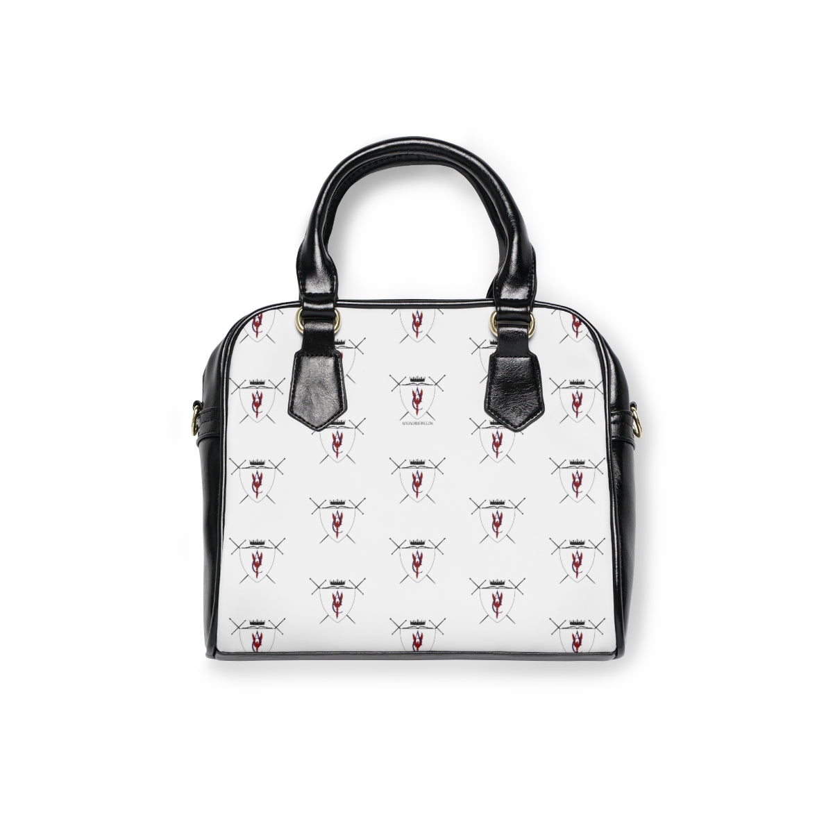 Alycia Christine Coat-of-Arms Shoulder Handbag