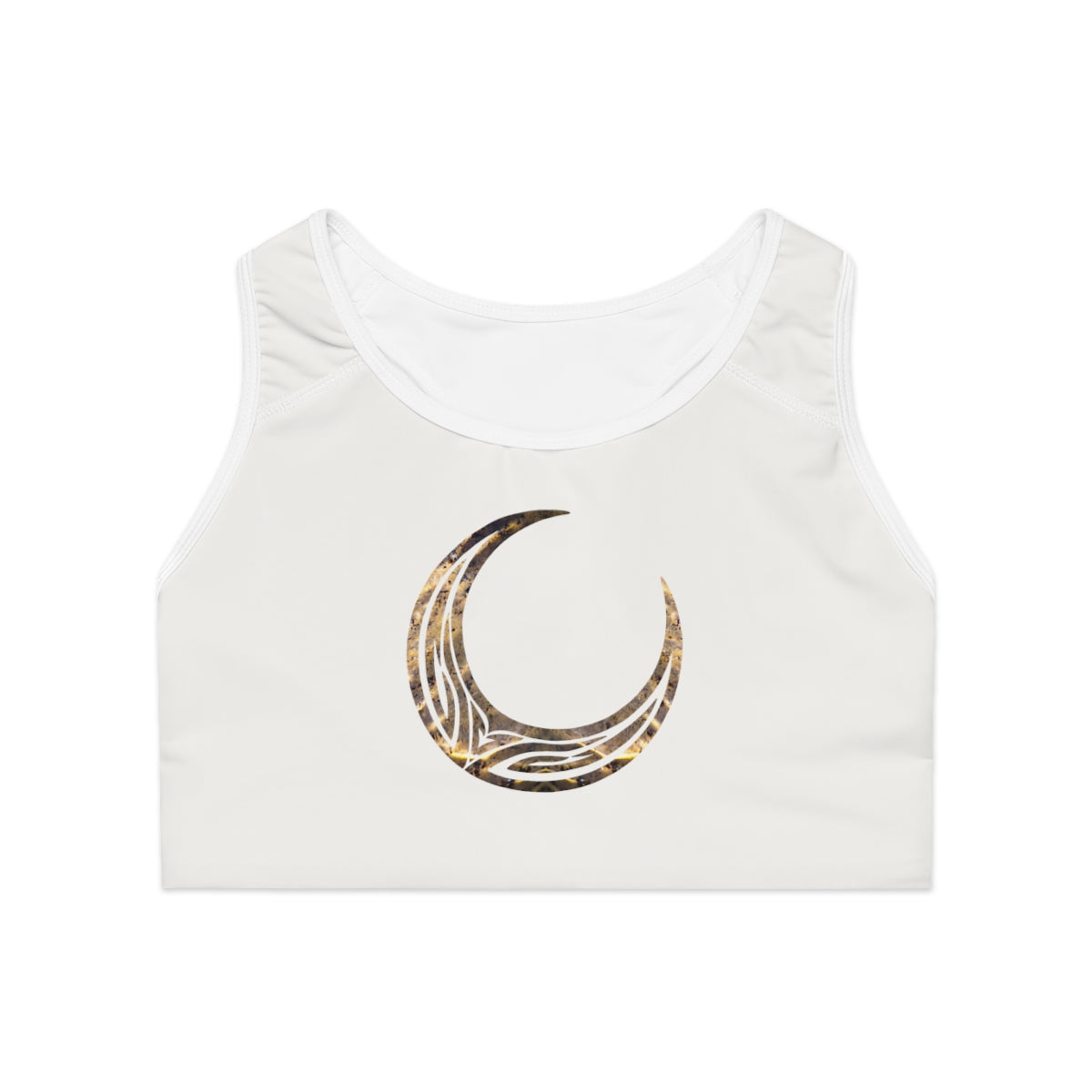 Sports Bra - Tribal Crescent Moon