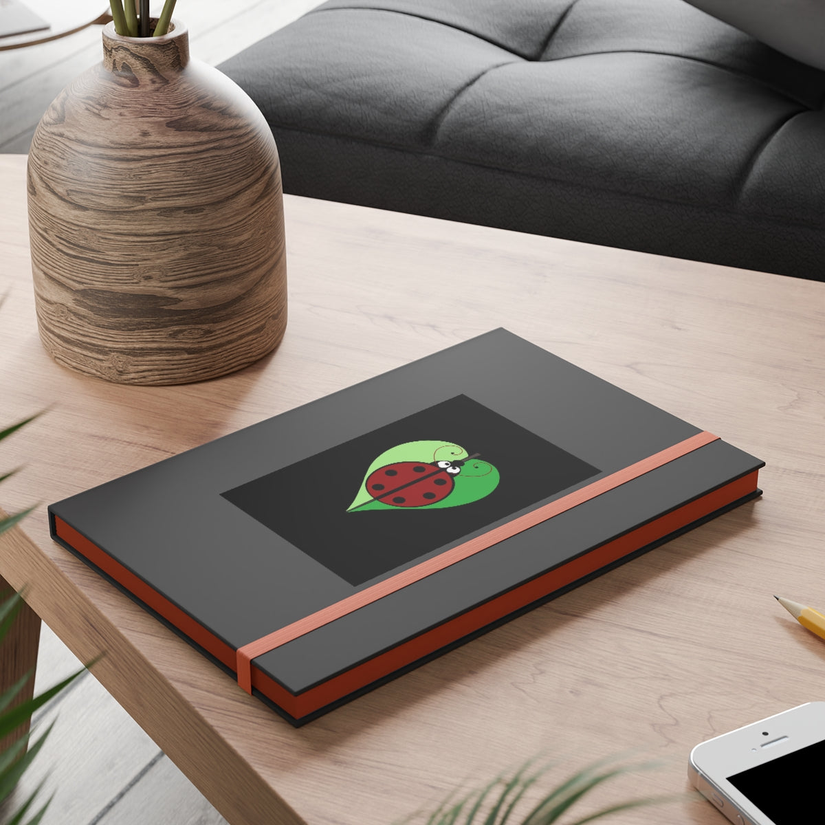Simple Ruled Notebook - Lady Bug Love