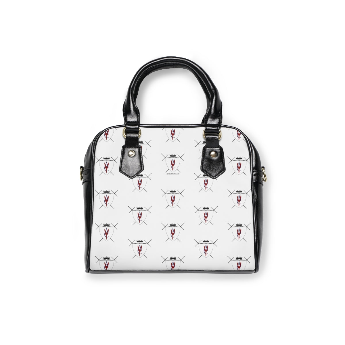 Alycia Christine Coat-of-Arms Shoulder Handbag