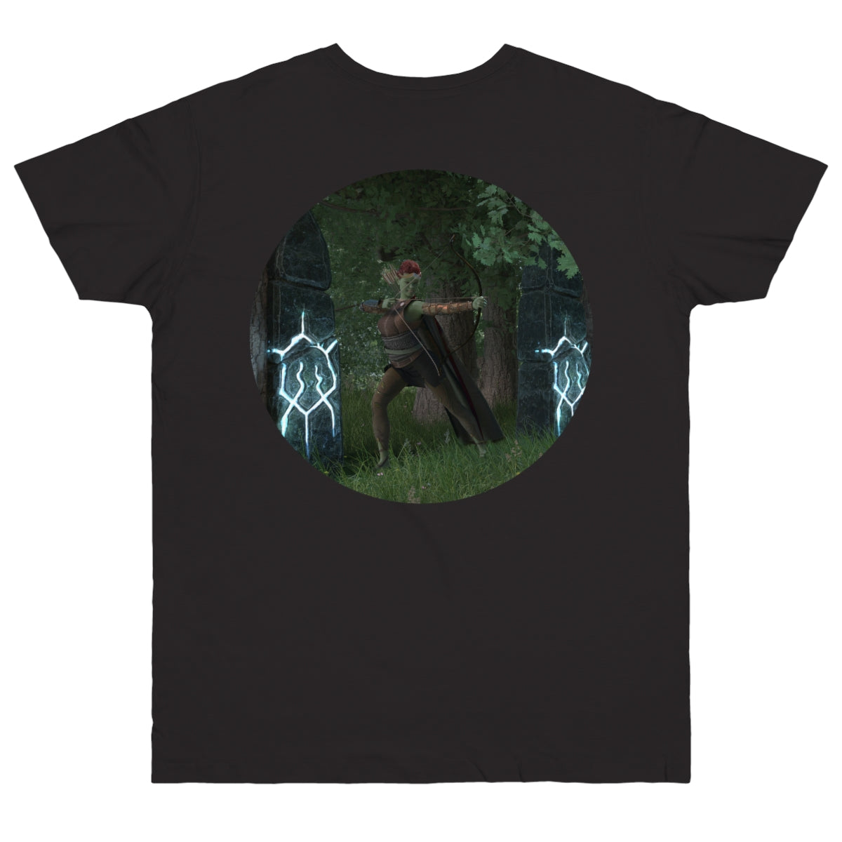 Men's Jersey T-shirt - Dryad Zahra & Zahra Defending the 
Gate