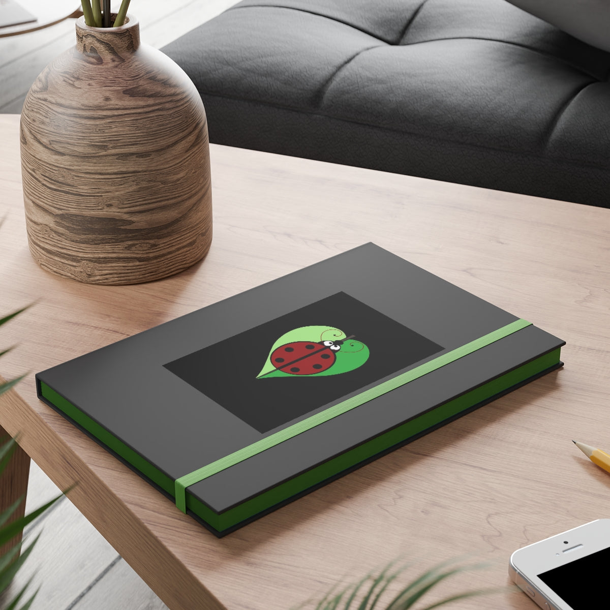 Simple Ruled Notebook - Lady Bug Love