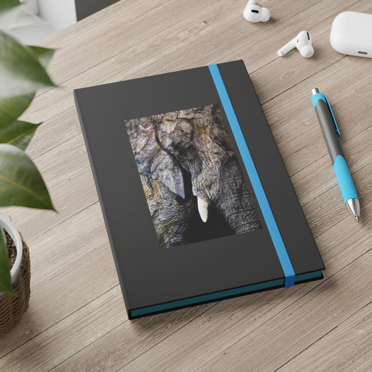 Simple Ruled Notebook - Gnarled Elephant