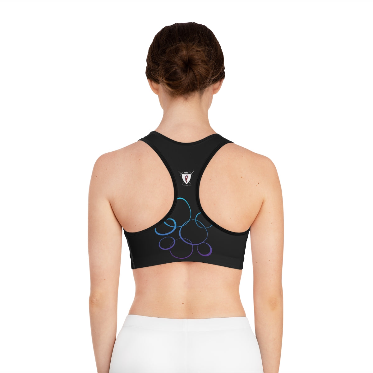 Sports Bra - Flamingo Bubbles