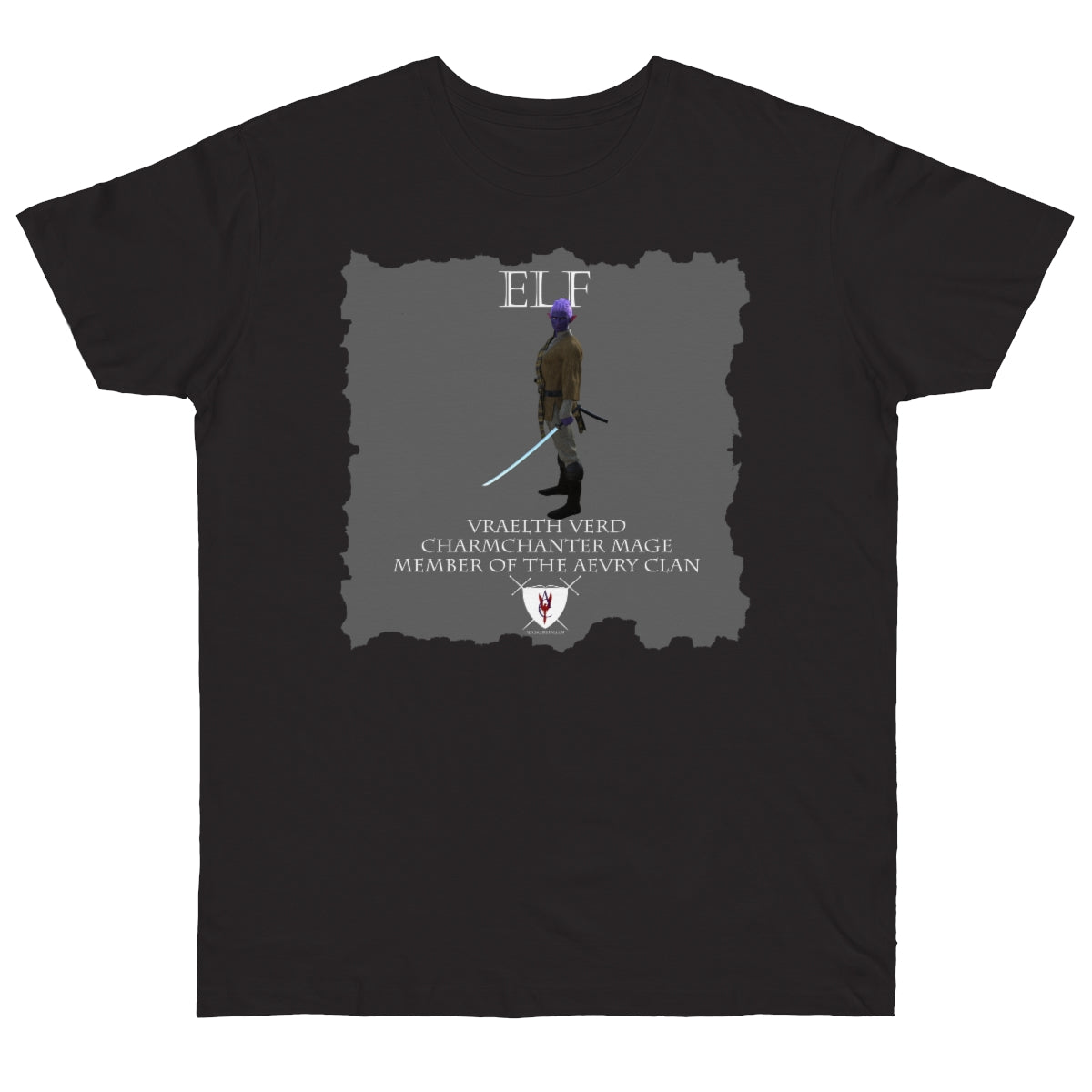 Men's Jersey T-shirt - Elf Vraelth & Vraelth Studying