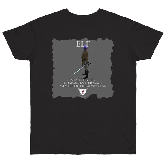 Men's Jersey T-shirt - Elf Vraelth & Vraelth Studying