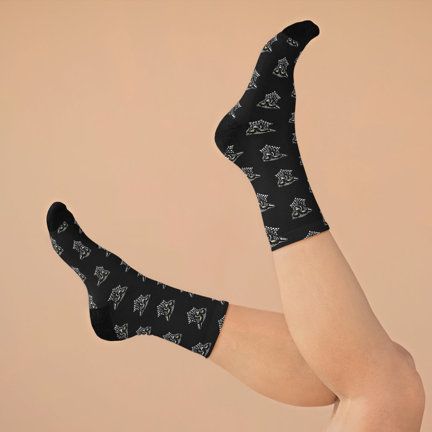 Smile Socks - Cheetah Inverted