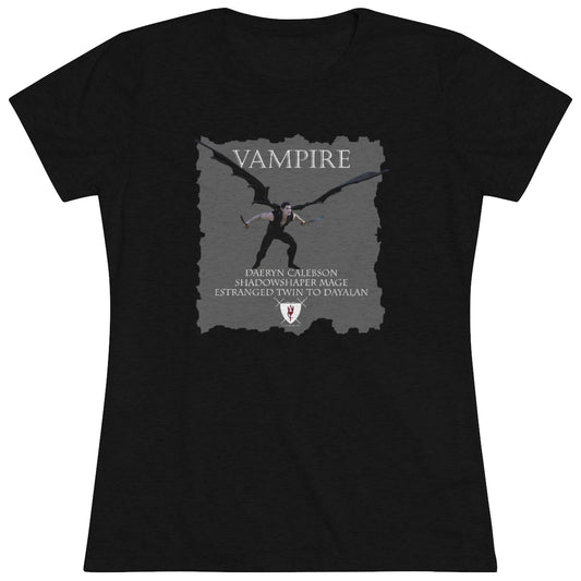 Women's Triblend Tee - Vampire Daeryn & Throne and Stone