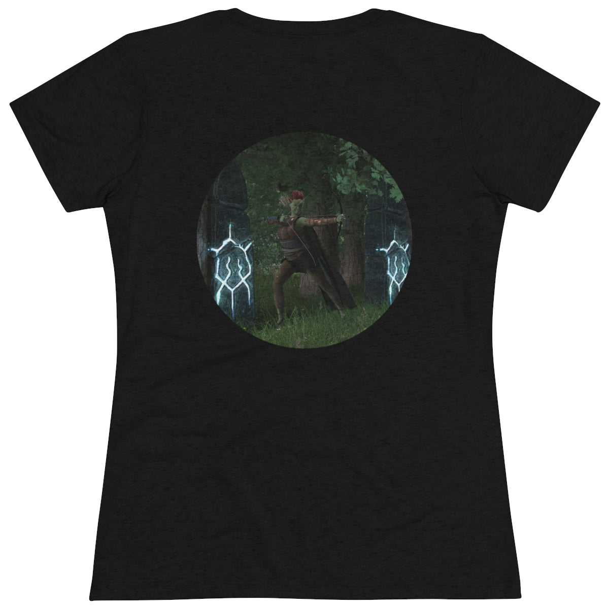 Women's Triblend Tee - Dryad Zahra & Zahra Defending the Gate