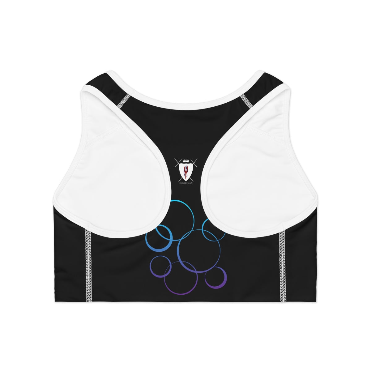 Sports Bra - Flamingo Bubbles