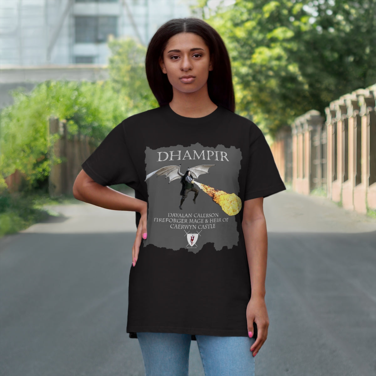 Women's Triblend Tee - Dhampir Dayalan & Defending the Cellar