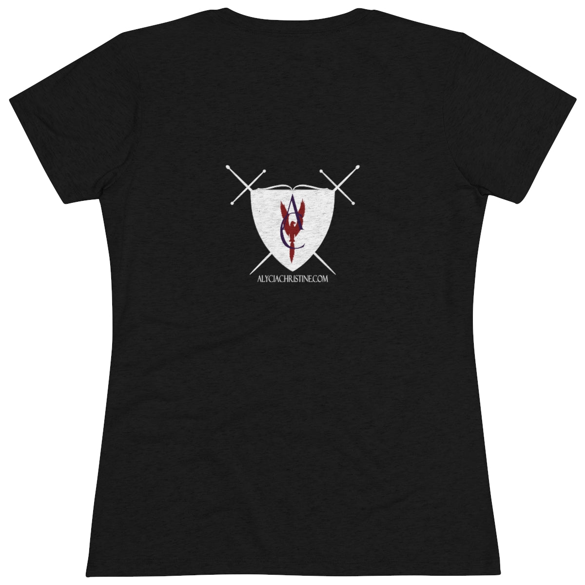 Women's Triblend Tee - Hayoth Lions and Alycia Christine Coat-of-Arms