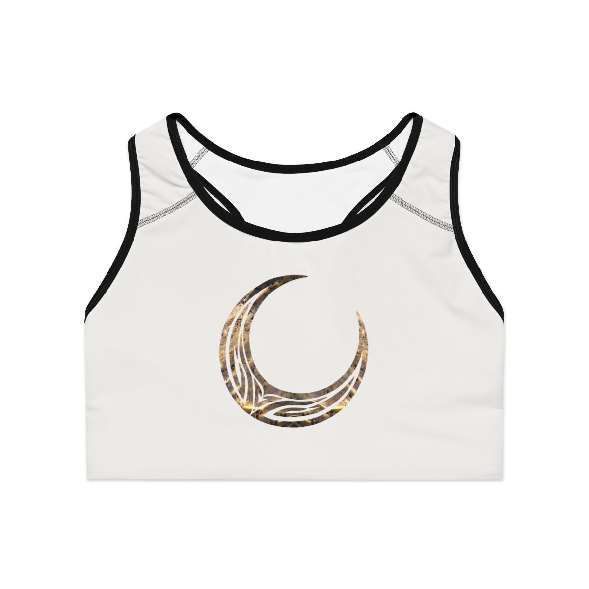 Sports Bra - Tribal Crescent Moon
