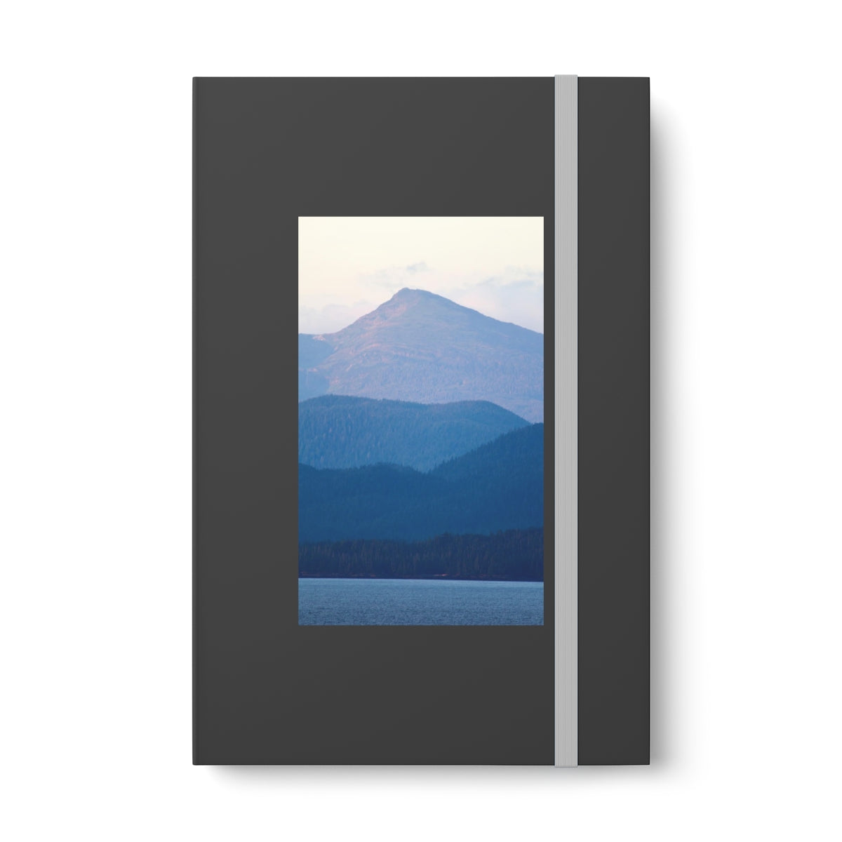 Simple Ruled Notebook - Alaska Mountain Layers