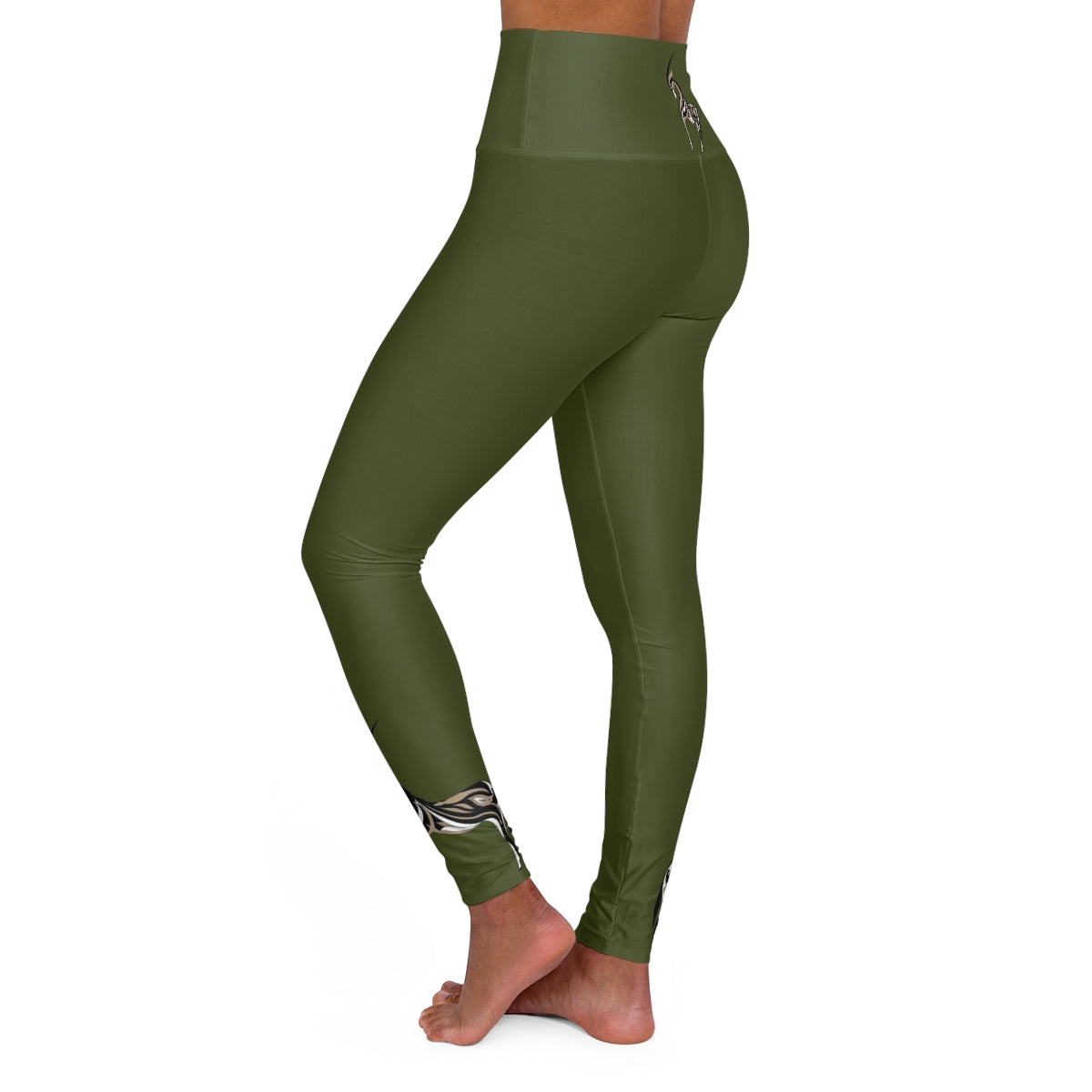 High Waisted Yoga Leggings - Oryx