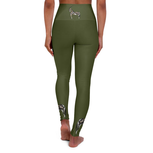 High Waisted Yoga Leggings - Oryx