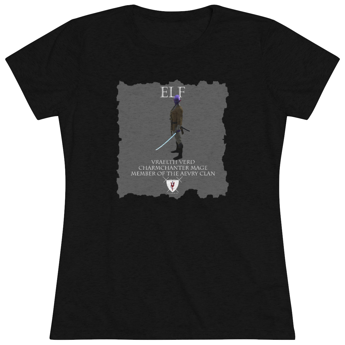 Women's Triblend Tee - Elf Vraelth & Vraelth's Study Break