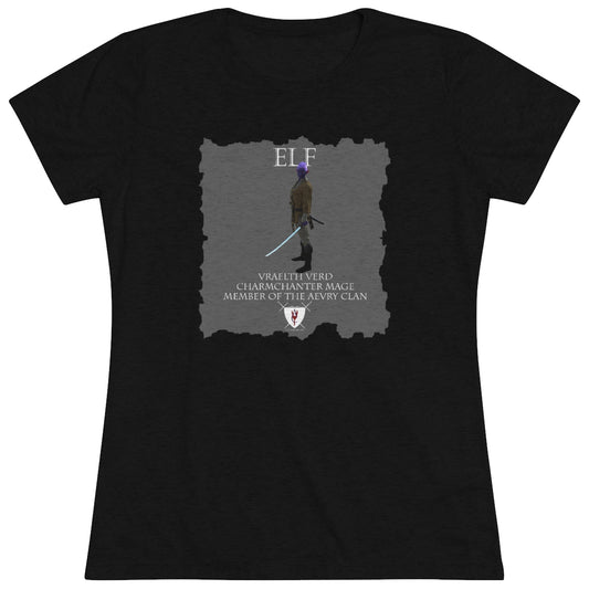 Women's Triblend Tee - Elf Vraelth & Vraelth's Study Break