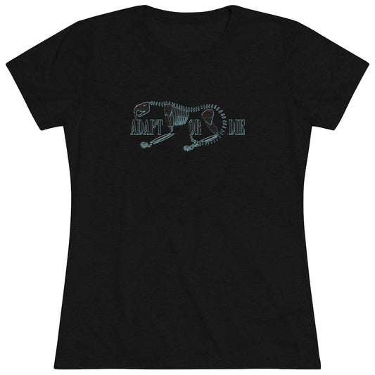 Women's Triblend Tee - Adapt or Die
