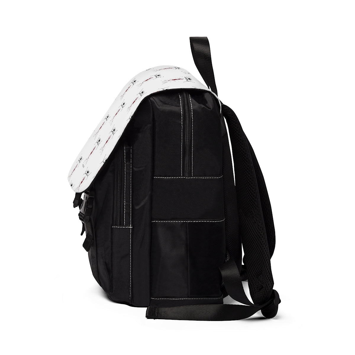 Unisex Casual Shoulder Backpack -  Alycia Christine Coat-of-Arms