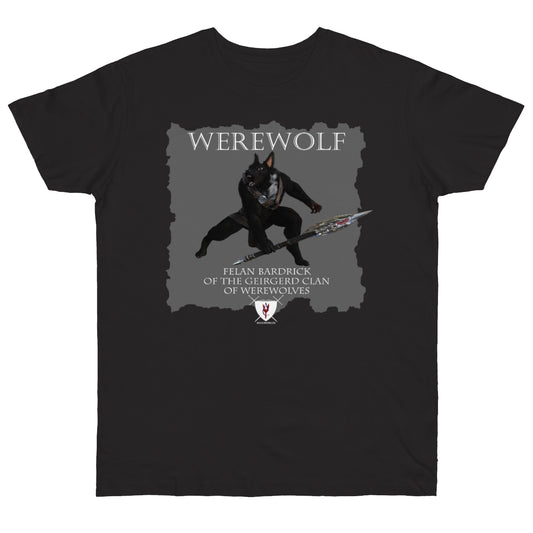 Men's Jersey T-shirt - Werewolf Felan & Bardrick Crest