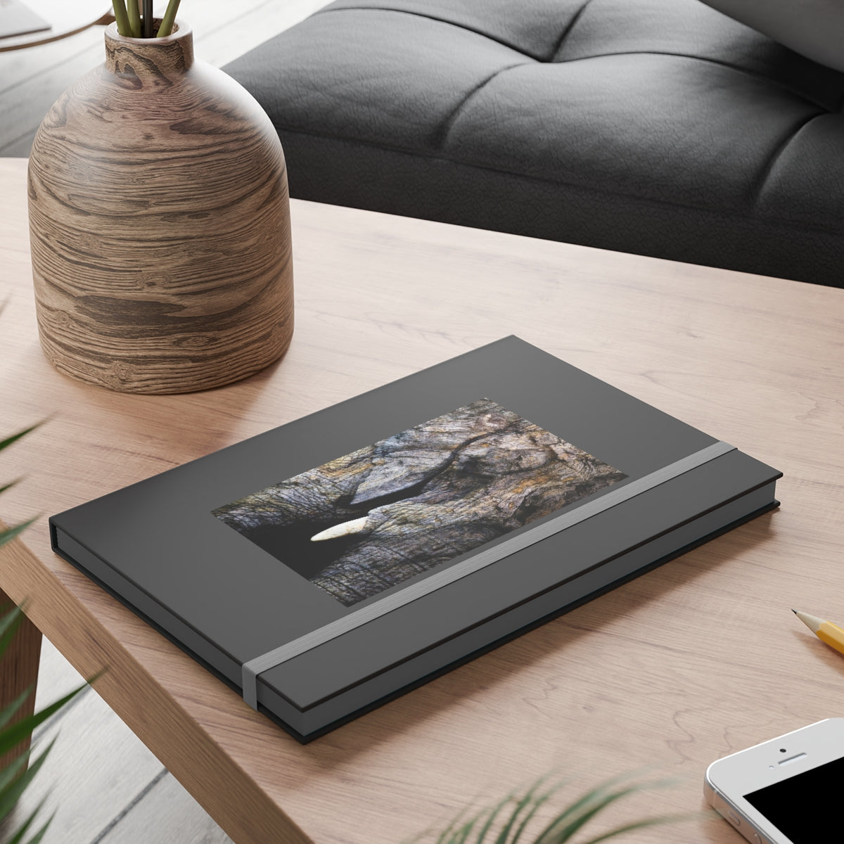 Simple Ruled Notebook - Gnarled Elephant