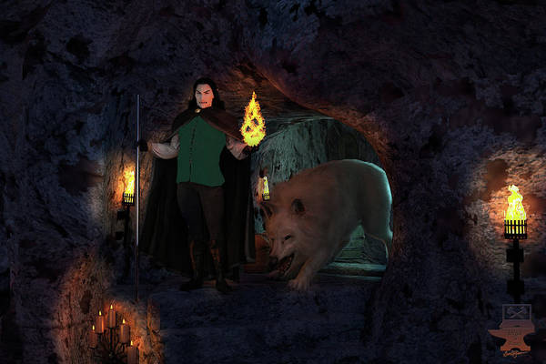 Defending the Cellar - Art Print