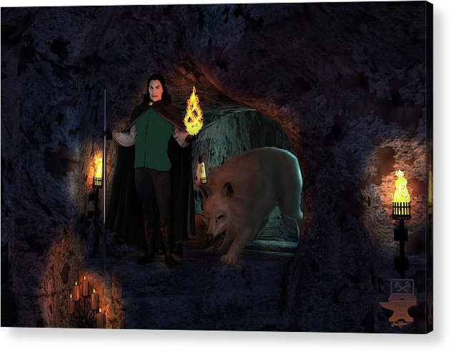 Defending the Cellar - Acrylic Print