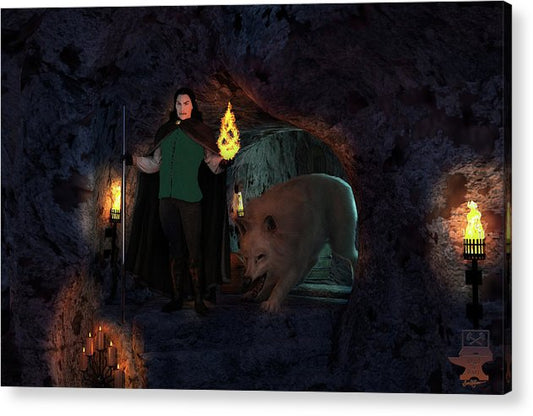 Defending the Cellar - Acrylic Print