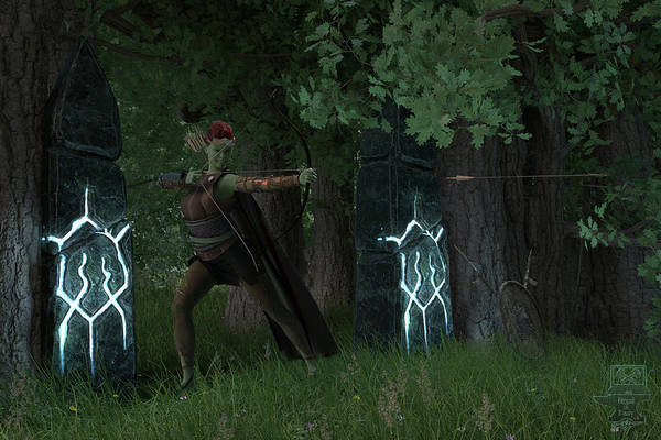 Defending the Gate - Art Print