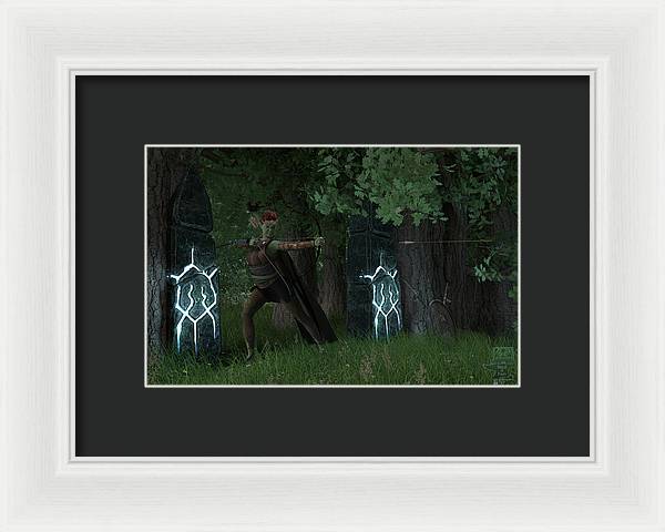 Defending the Gate - Framed Print