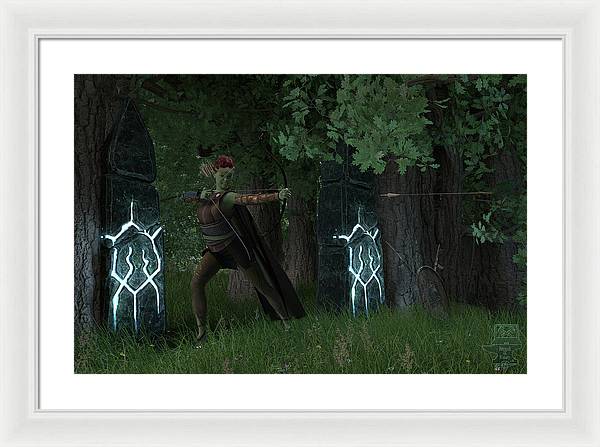 Defending the Gate - Framed Print