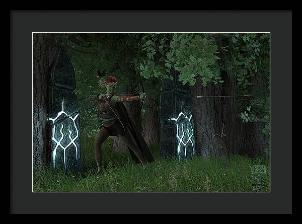 Defending the Gate - Framed Print