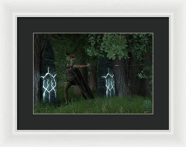 Defending the Gate - Framed Print