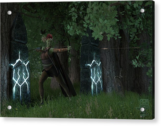 Defending the Gate - Acrylic Print